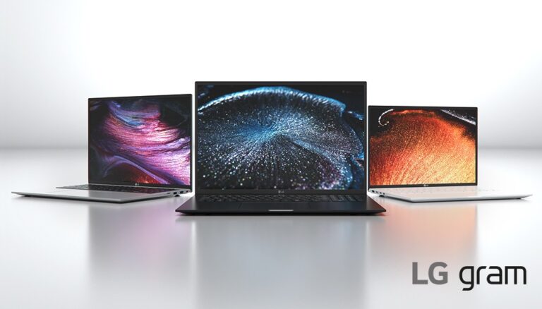 Ultrabooki LG gram 2021 zachwycają dużymi ekranami o proporcjach 16:10 i nowym designem