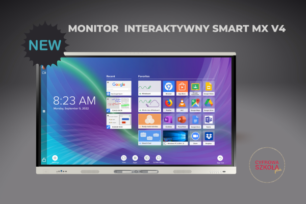 NOWOŚĆ! Monitor interaktywny MX V4 SMART zostawia peleton konkurencji w tyle