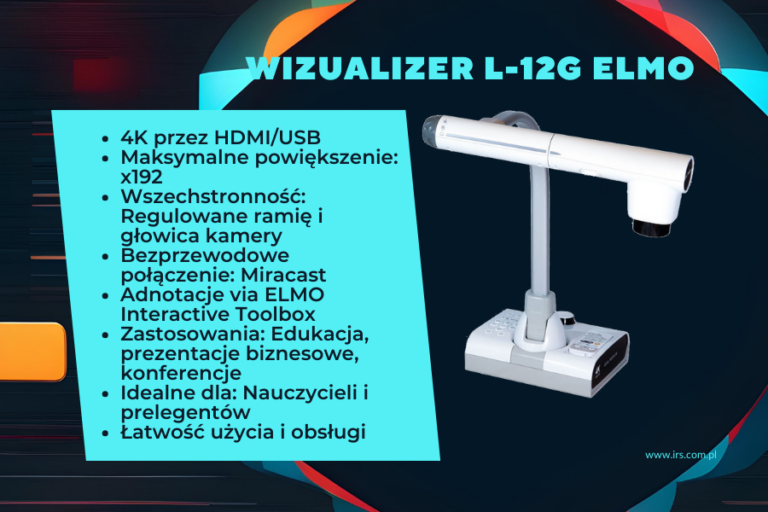 Wizualizer ELMO L-12G – Twoje Narzędzie do Prezentacji w 4K